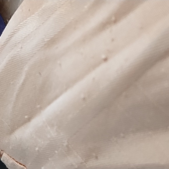 Women Light pink Career Suit Dress APRIL RAIN Pleated big buttons - Picture 8 of 9